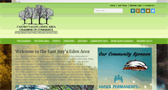 Desktop Screenshot of edenareachamber.com